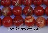 CRE303 15.5 inches 10mm round red jasper beads wholesale