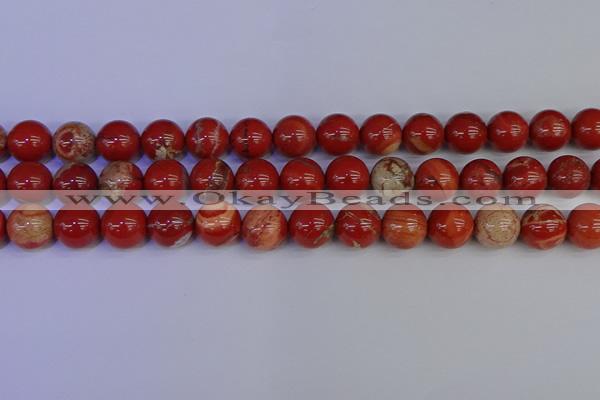 CRE305 15.5 inches 14mm round red jasper beads wholesale