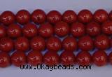 CRE320 15.5 inches 4mm round red jasper beads wholesale