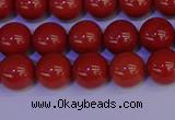 CRE322 15.5 inches 8mm round red jasper beads wholesale