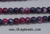 CRF273 15.5 inches 3mm round dyed rain flower stone beads