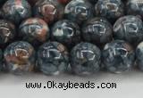 CRF333 15.5 inches 14mm round dyed rain flower stone beads wholesale