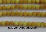 CRF436 15.5 inches 3mm round dyed rain flower stone beads wholesale