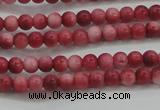 CRF438 15.5 inches 3mm round dyed rain flower stone beads wholesale