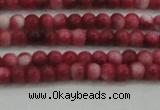 CRF439 15.5 inches 3mm round dyed rain flower stone beads wholesale