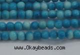 CRF440 15.5 inches 3mm round dyed rain flower stone beads wholesale