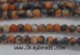 CRF446 15.5 inches 3mm round dyed rain flower stone beads wholesale