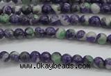 CRF448 15.5 inches 3mm round dyed rain flower stone beads wholesale