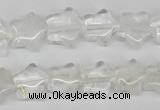 CRG08 15.5 inches 12*12mm star white crystal gemstone beads wholesale