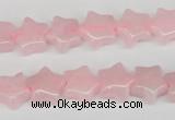 CRG11 15.5 inches 12*12mm star rose quartz gemstone beads wholesale