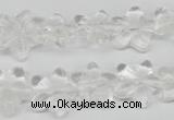 CRG14 15.5 inches 16*16mm star white crystal gemstone beads