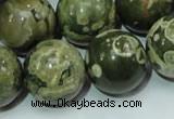 CRH103 15.5 inches 20mm round rhyolite beads wholesale