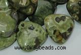 CRH33 15.5 inches 20*20mm triangle rhyolite beads wholesale