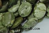 CRH45 15.5 inches 14*18mm oval rhyolite beads wholesale