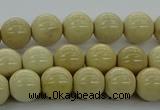 CRI202 15.5 inches 8mm round riverstone beads wholesale