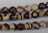 CRO102 15.5 inches 8mm round zebra jasper beads wholesale