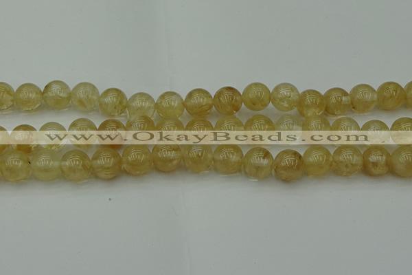 CRO1024 15.5 inches 12mm round yellow watermelon quartz beads