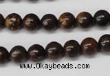 CRO124 15.5 inches 8mm round bronzite gemstone beads wholesale