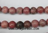 CRO127 15.5 inches 8mm round rhodochrosite beads wholesale