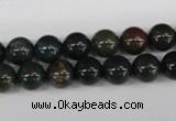 CRO141 15.5 inches 8mm round bloodstone beads wholesale