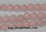 CRO145 15.5 inches 8mm round rose quartz beads wholesale