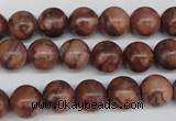 CRO185 15.5 inches 10mm round red picasso jasper beads wholesale