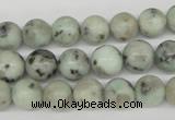 CRO189 15.5 inches 10mm round sesame jasper beads wholesale