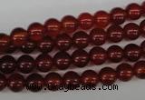 CRO20 15.5 inches 6mm round red agate gemstone beads wholesale