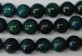 CRO223 15.5 inches 10mm round dyed chrysocolla beads wholesale