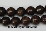 CRO230 15.5 inches 10mm round bronzite gemstone beads wholesale