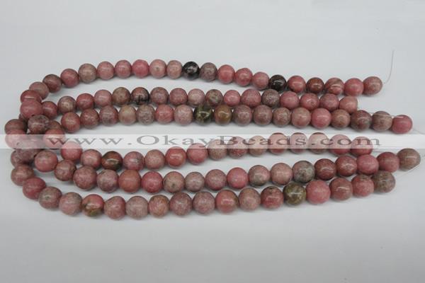 CRO238 15.5 inches 10mm round rhodochrosite gemstone beads wholesale