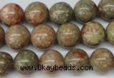 CRO307 15.5 inches 12mm round Chinese unakite beads wholesale