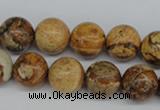 CRO319 15.5 inches 12mm round picture jasper beads wholesale