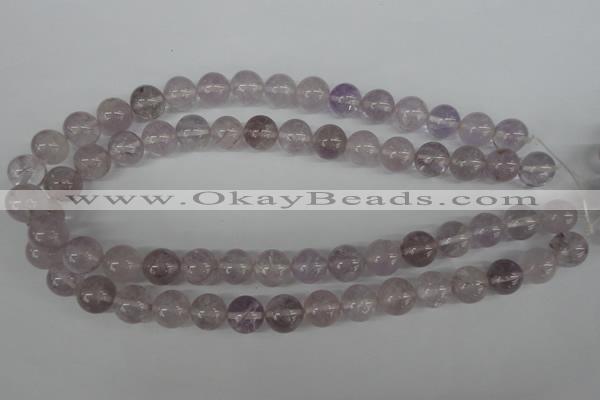 CRO335 15.5 inches 12mm round light amethyst beads wholesale