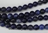 CRO34 15.5 inches 6mm round sodalite gemstone beads wholesale