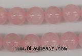 CRO341 15.5 inches 12mm round rose quartz beads wholesale