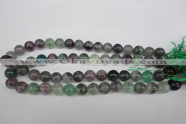 CRO354 15.5 inches 12mm round fluorite gemstone beads wholesale