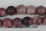 CRO360 15.5 inches 12mm round dyed kiwi stone beads wholesale