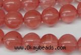 CRO369 15.5 inches 12mm round cherry quartz beads wholesale