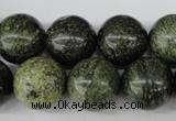 CRO428 15.5 inches 16mm round green lace gemstone beads wholesale