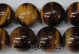 CRO492 15.5 inches 18mm round yellow tiger eye beads wholesale