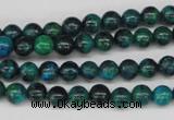 CRO50 15.5 inches 6mm round dyed chrysocolla beads wholesale