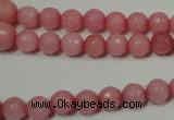 CRO719 15.5 inches 6mm – 14mm faceted round candy jade beads