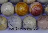 CRO865 15.5 inches 14mm round sky eye stone beads wholesale