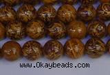 CRO881 15.5 inches 6mm round elephant blood stone beads