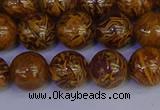 CRO883 15.5 inches 10mm round elephant blood stone beads