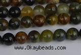 CRO900 15.5 inches 4mm round golden pietersite beads wholesale