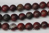 CRO93 15.5 inches 8mm round brecciated jasper beads wholesale