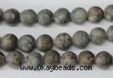 CRO95 15.5 inches 8mm round Chinese leopard skin jasper beads wholesale