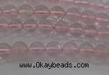 CRQ120 15.5 inches 4mm round natural rose quartz beads wholesale